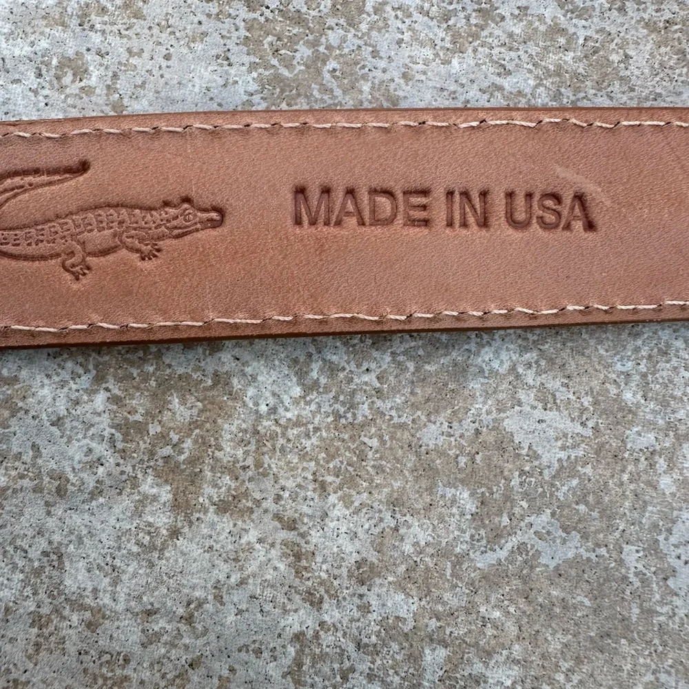 Genuine Alligator Leather Belt